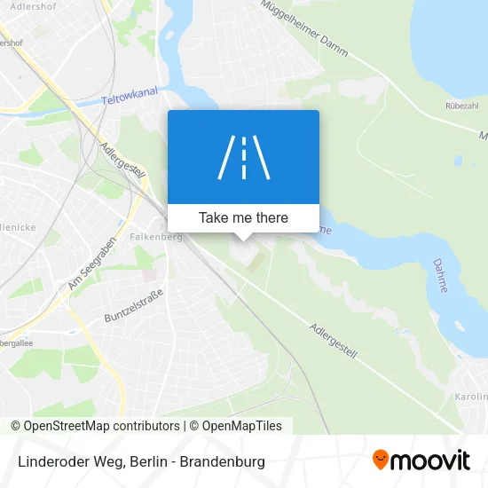 Карта Linderoder Weg