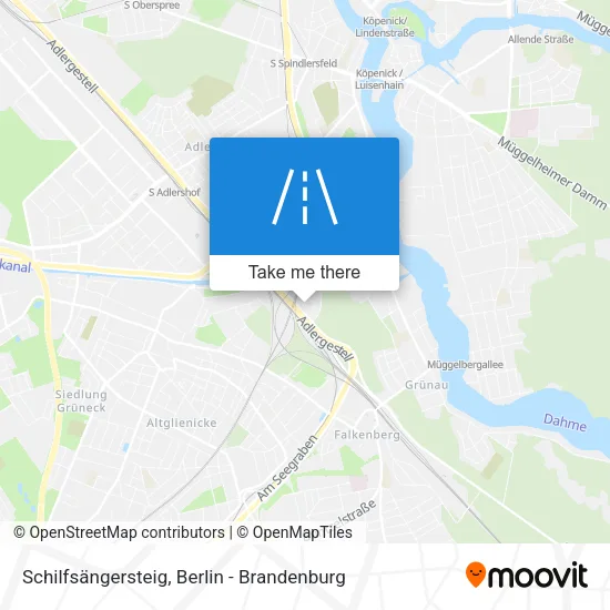 Карта Schilfsängersteig