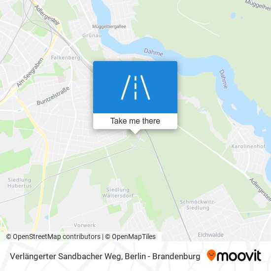 Карта Verlängerter Sandbacher Weg