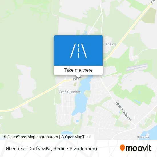 Карта Glienicker Dorfstraße