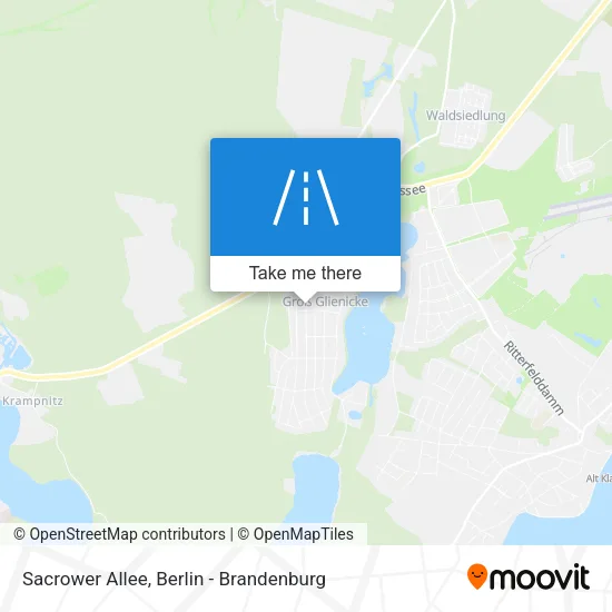 Карта Sacrower Allee