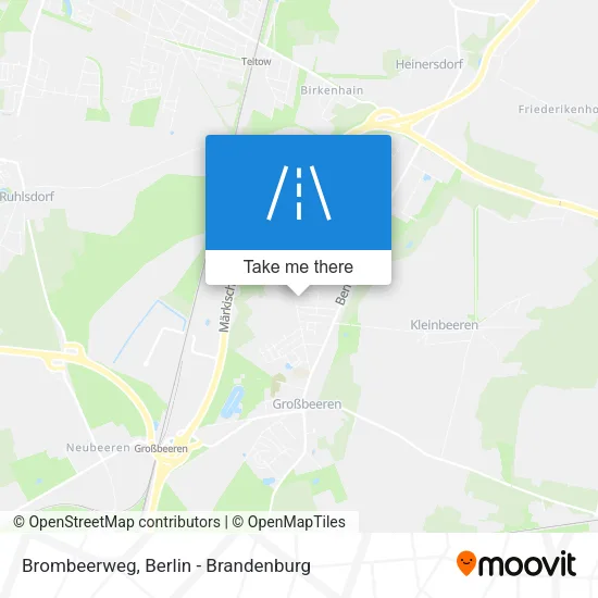 Карта Brombeerweg