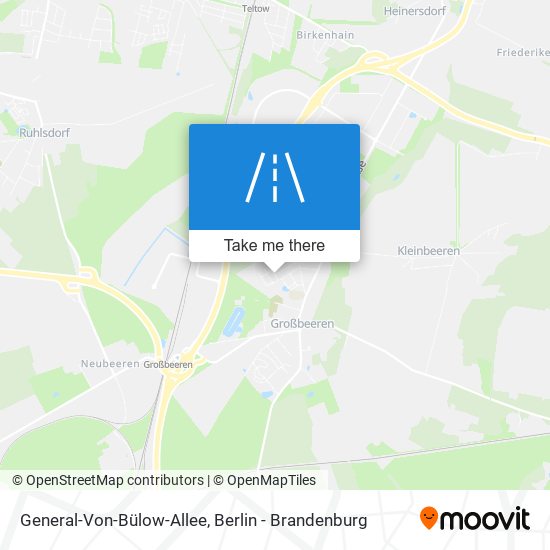 General-Von-Bülow-Allee map