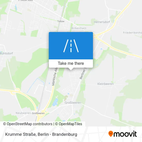 Карта Krumme Straße