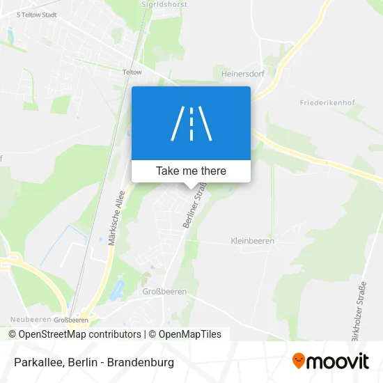 Карта Parkallee