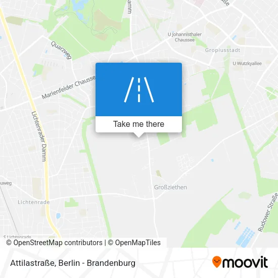Карта Attilastraße