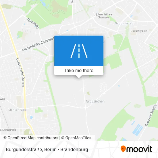 Карта Burgunderstraße