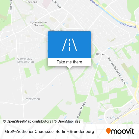 Карта Groß-Ziethener Chaussee