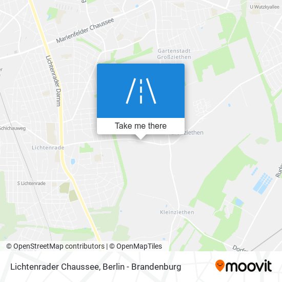 Lichtenrader Chaussee map