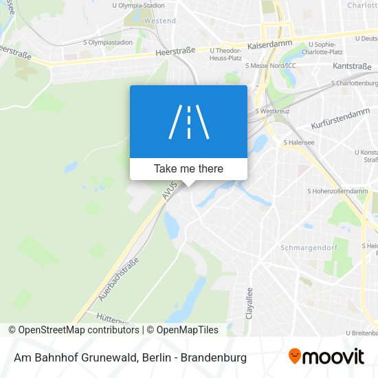 Am Bahnhof Grunewald map