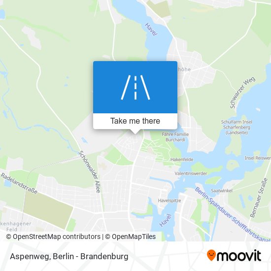 Aspenweg map