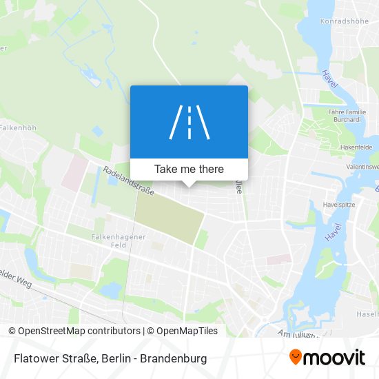 Flatower Straße map