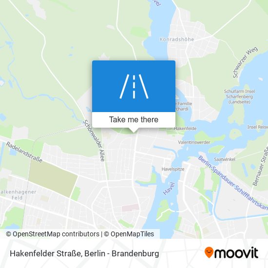 Hakenfelder Straße map