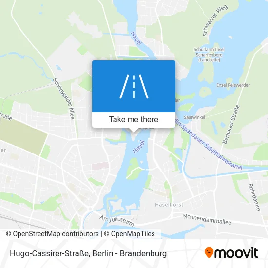 Карта Hugo-Cassirer-Straße