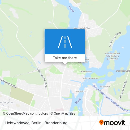 Lichtwarkweg map