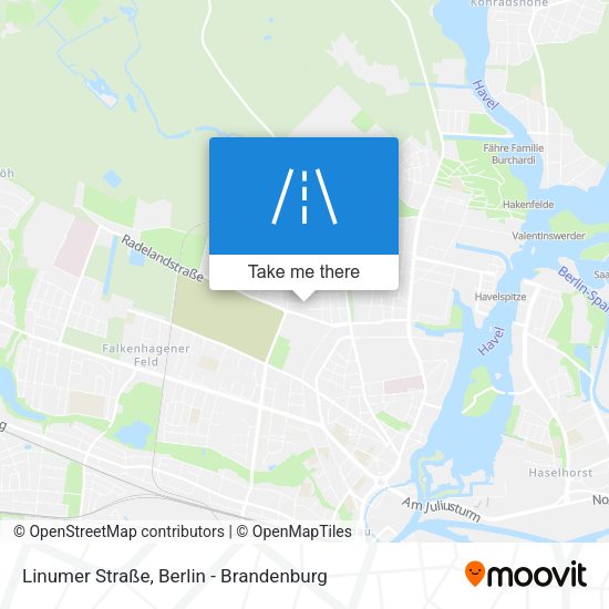 Linumer Straße map