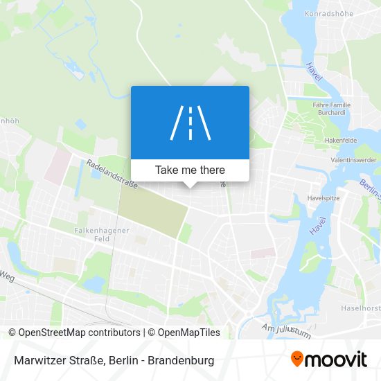 Marwitzer Straße map