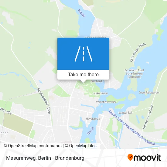 Карта Masurenweg