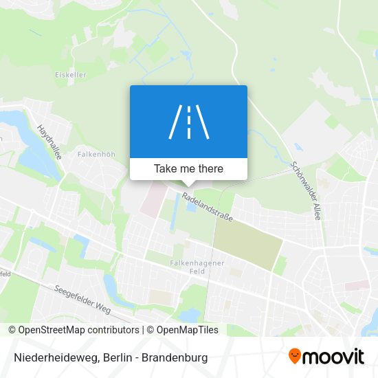 Niederheideweg map