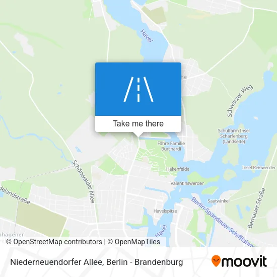 Карта Niederneuendorfer Allee