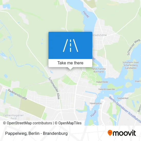 Карта Pappelweg