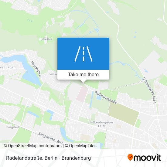 Radelandstraße map