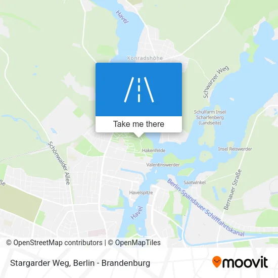 Карта Stargarder Weg