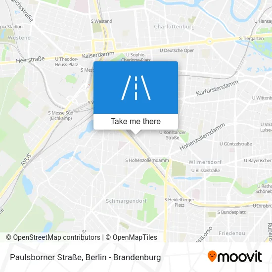 Карта Paulsborner Straße