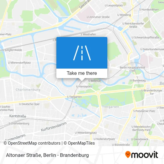 Карта Altonaer Straße