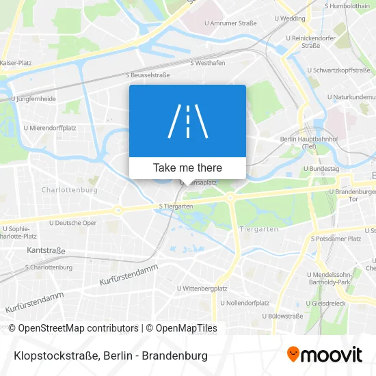 Карта Klopstockstraße