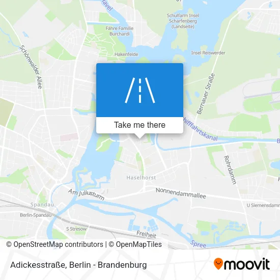 Карта Adickesstraße