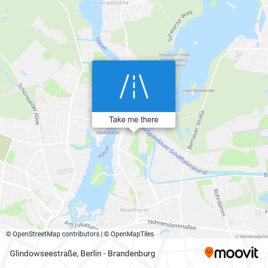 Карта Glindowseestraße