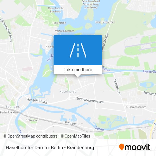 Haselhorster Damm map