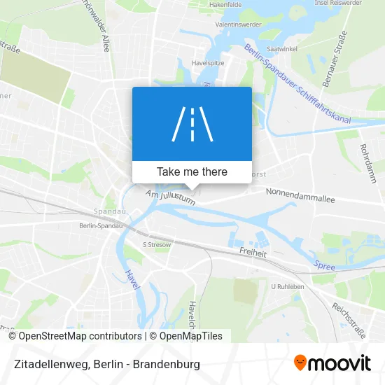 Карта Zitadellenweg