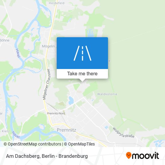 Am Dachsberg map