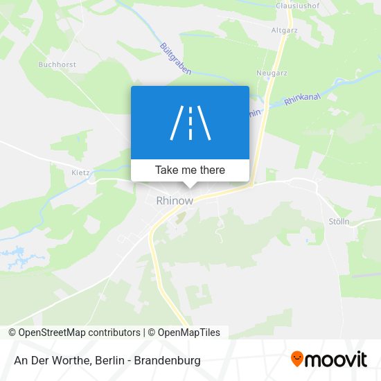 An Der Worthe map
