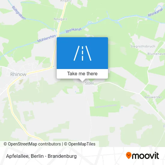 Карта Apfelallee