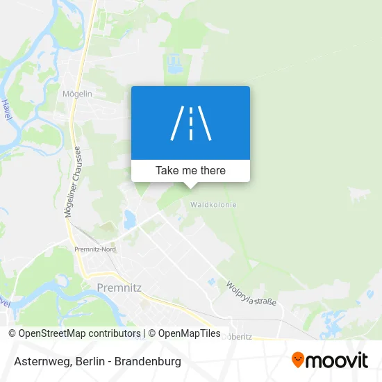 Asternweg map
