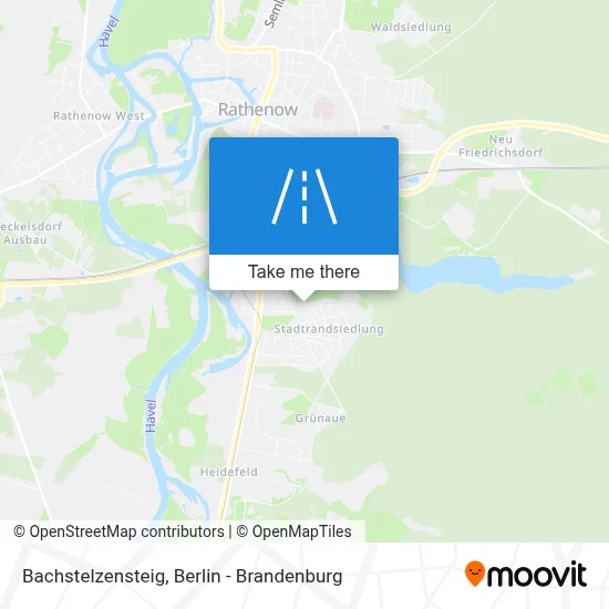 Bachstelzensteig map