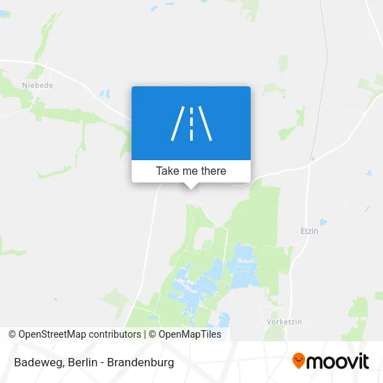 Карта Badeweg