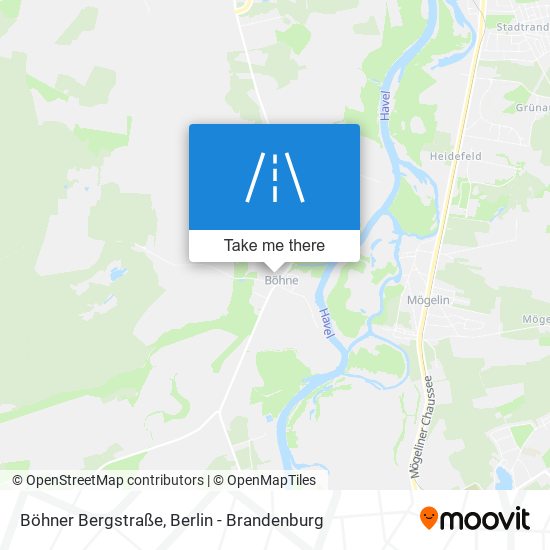 Böhner Bergstraße map