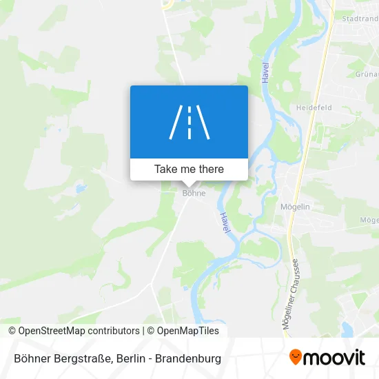 Карта Böhner Bergstraße