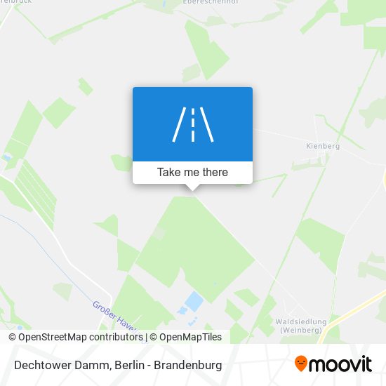 Dechtower Damm map