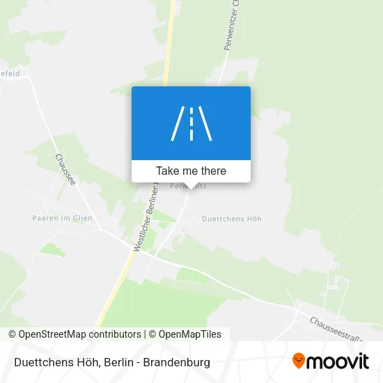 Карта Duettchens Höh
