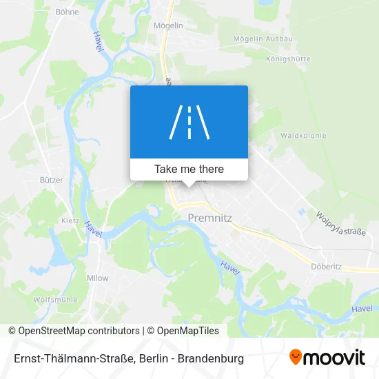 Карта Ernst-Thälmann-Straße