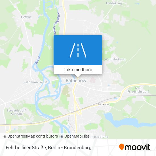 Fehrbelliner Straße map