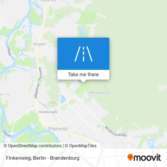 Карта Finkenweg