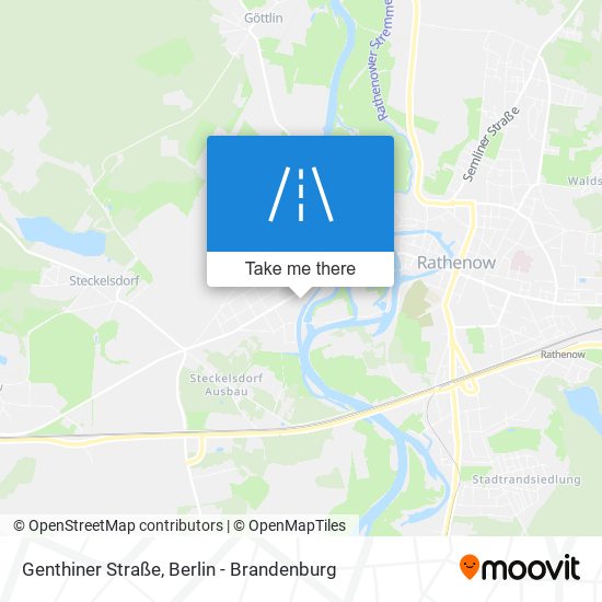 Карта Genthiner Straße