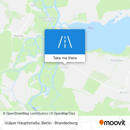 Карта Gülper Hauptstraße