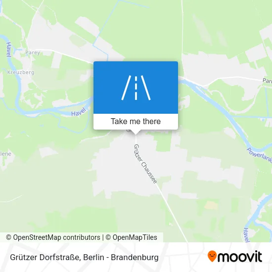 Карта Grützer Dorfstraße
